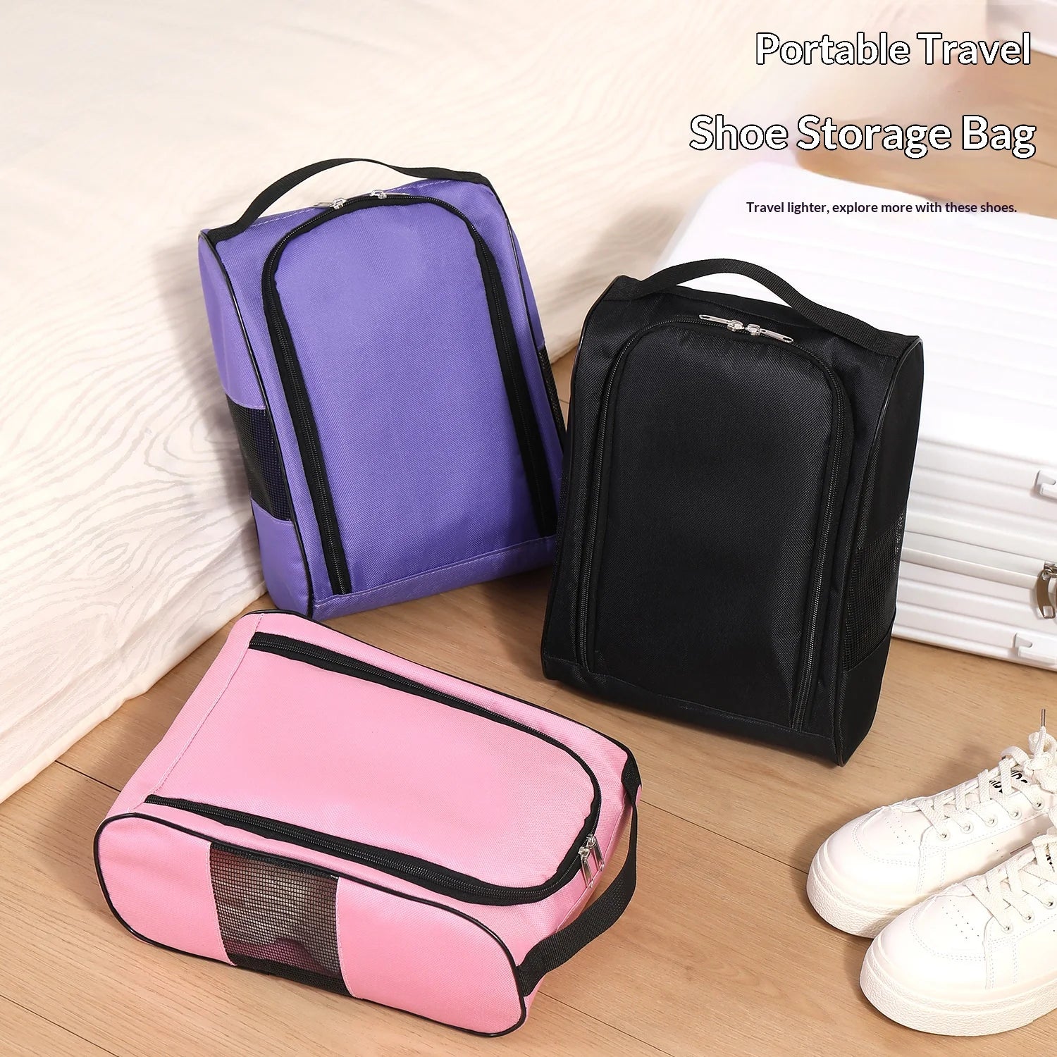 Homefish 2026 New Portable Football Boot Bag, Golf Football Basketball Shoe Bag for Men Women Boys Girls