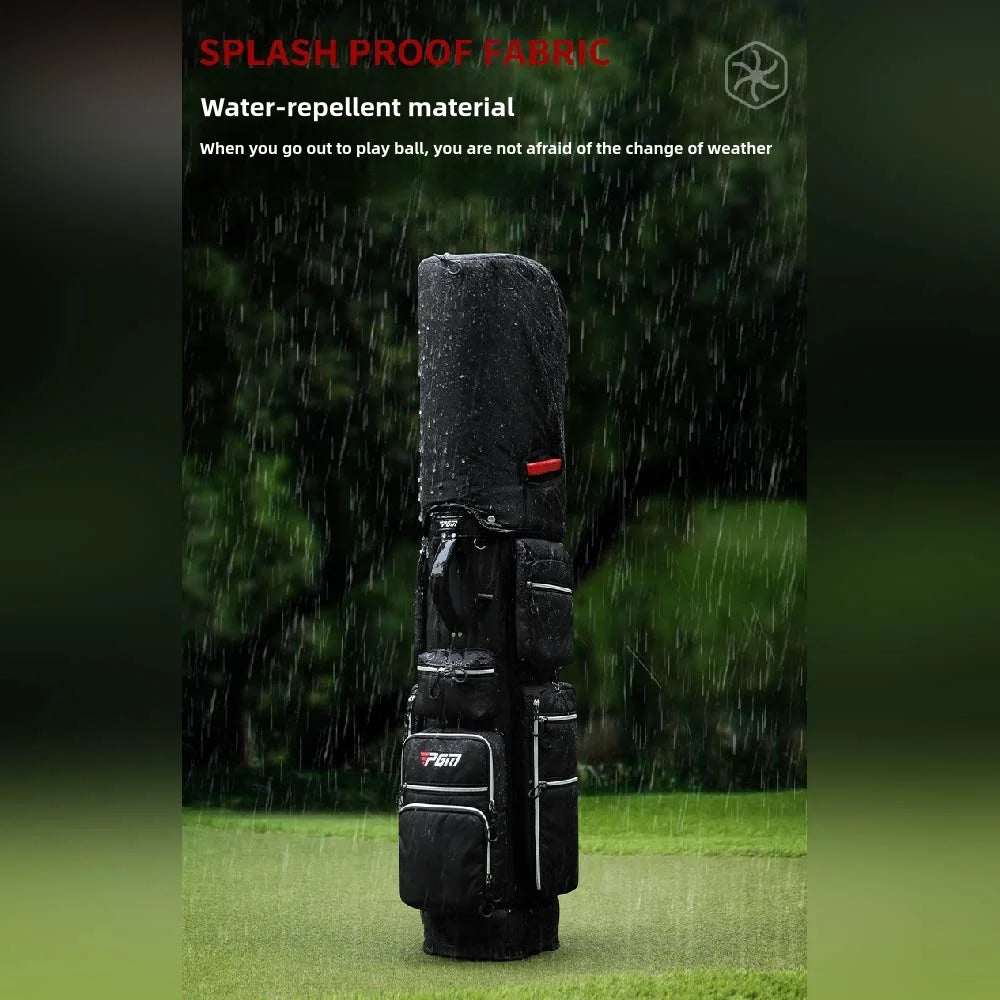 Golf Standard Bag,Fixed Club Holder Light Portable Travel Golf Bag,Large Capacity Light Weight Sport Bags QB166