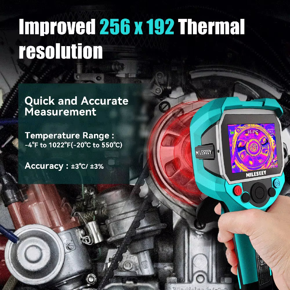 TR256 256*192 Infrared Thermal Camera Imager -20℃-500 ℃ Six Color Palettes Auto Focus Temperature High Precision