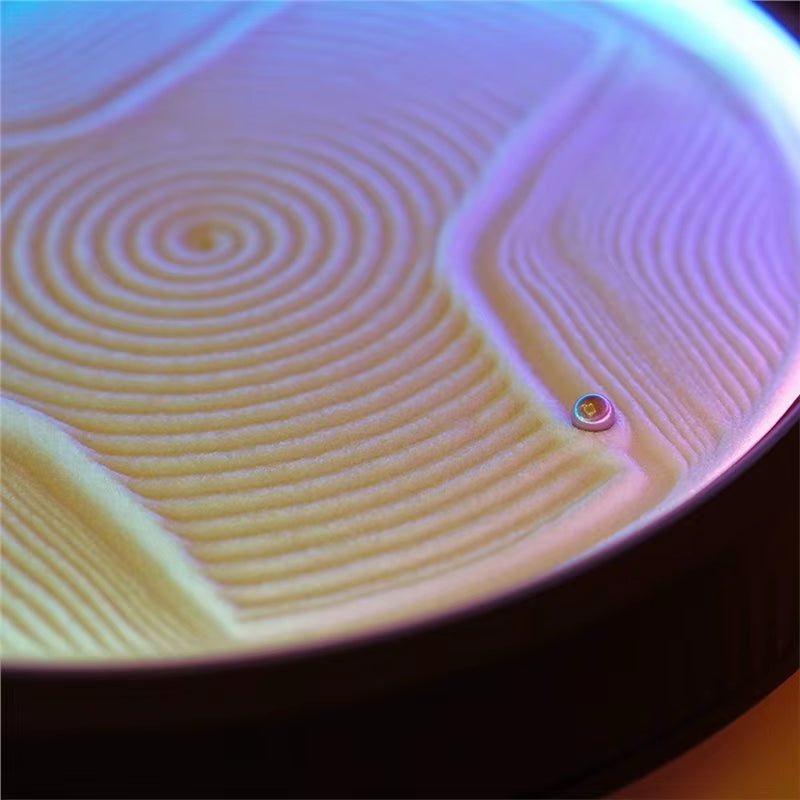 Xb-Decompression Mini Sand Painting Robot Automatic Desktop Ornament Collectible Gift