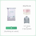 Cubic Vacuum Bags Large Storage Bag for Clothing, Comforters, Blankets No Need Tool Compression Bag for Travel Storage Bag
