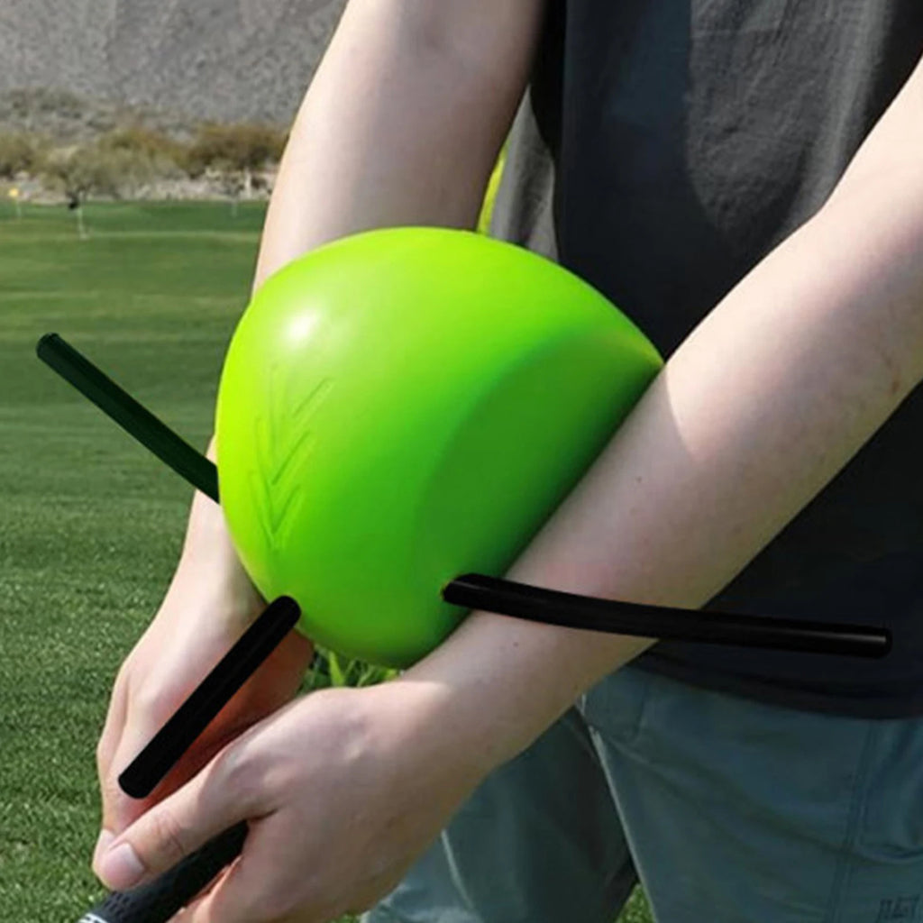 Golf Swing Chicken Wings Corrector Swing Arm Postures Corrector Golf Swing Trainer Connecting Ball for Golf Chipping Accessories