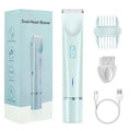 2025 Waterproof Rechargeable Electric Shaver Mini Women Bikini Trimmer Body Hair Remover Mini Double Headed Electric Epilator