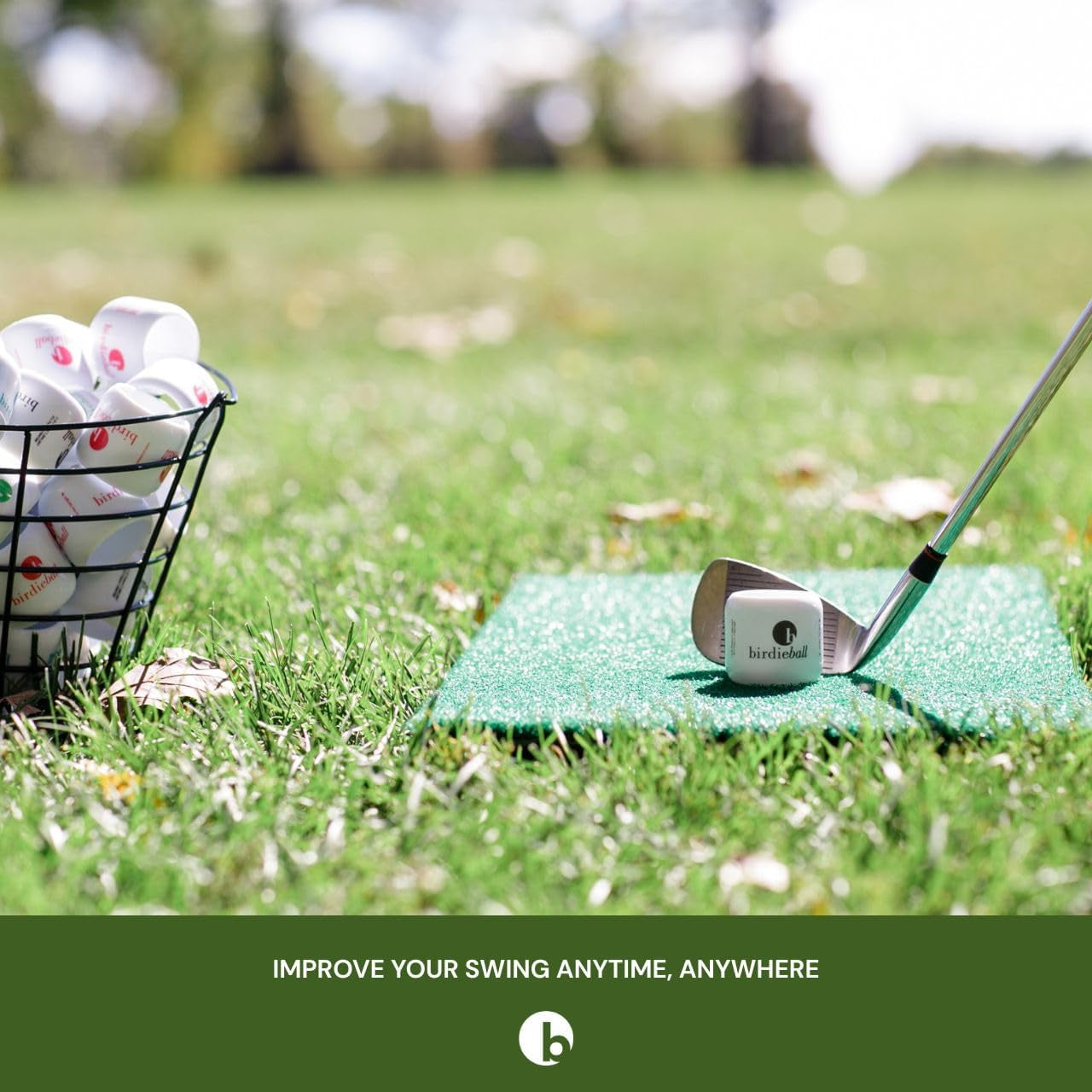 Practice Golf Balls, Full Swing Limited Flight Golf Practice Balls, Perfect Training Aid for All Golfers (Pack of 12)