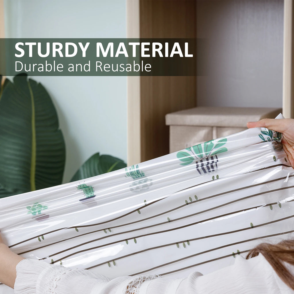 Cubic Vacuum Bags Large Storage Bag for Clothing, Comforters, Blankets No Need Tool Compression Bag for Travel Storage Bag