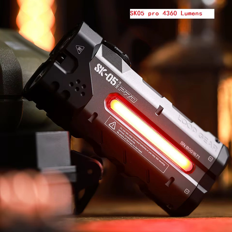 Original Outdoor Multifunctional LED Flashlight 4360LMS Long Range Strong Light Charging, Ultra Long Battery Life for Camping