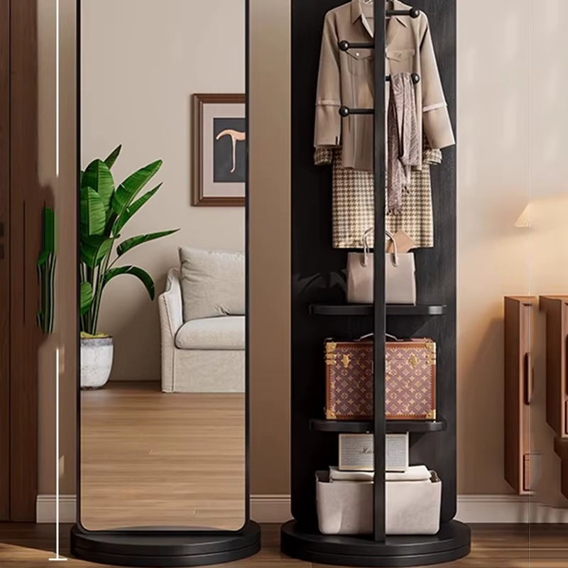 Standing Wardrobes Coat Racks Display Bag Hanger Mirror Floor Garment Coat Racks Bedroom Wooden Arara De Roupa Trendy Furniture