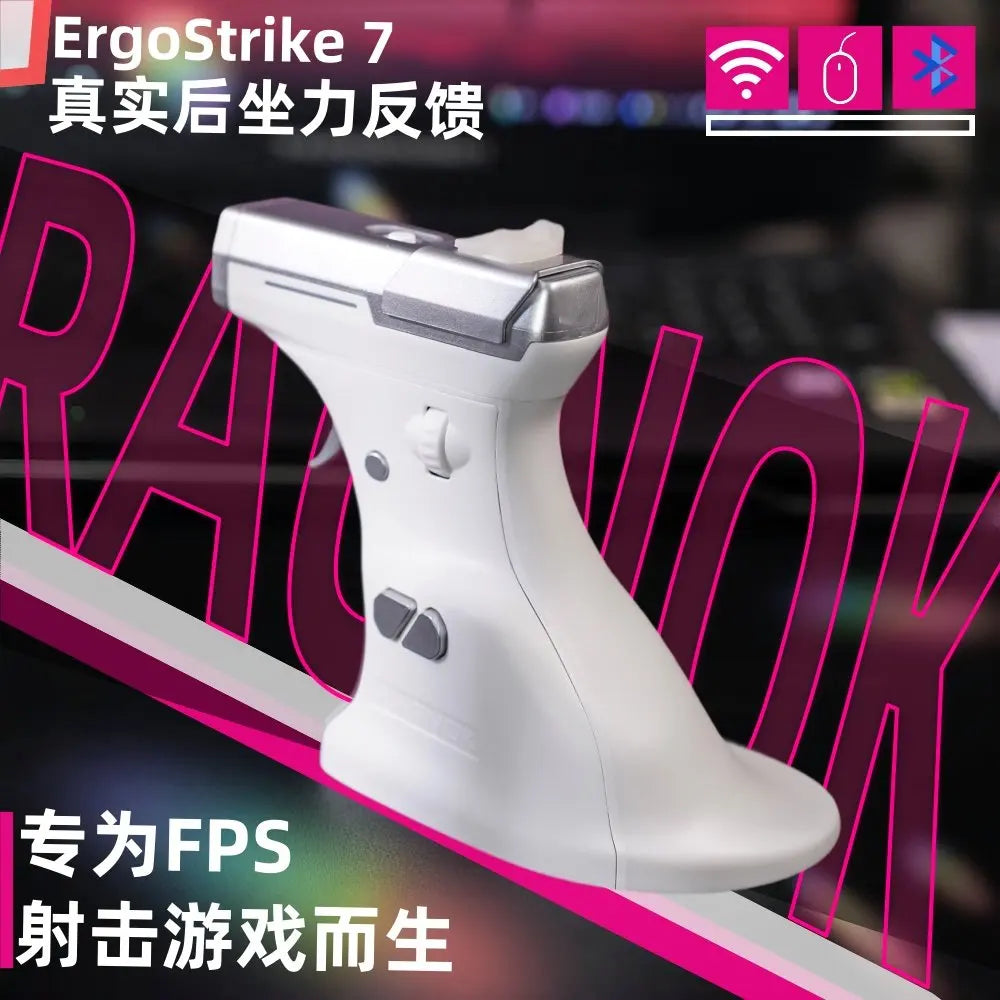 Wireless Bluetooth Mouse Custom for Ergostrike7 2.4G Esports Gaming Mouse Rear Sitting Force Sensation Keyboard Accessories