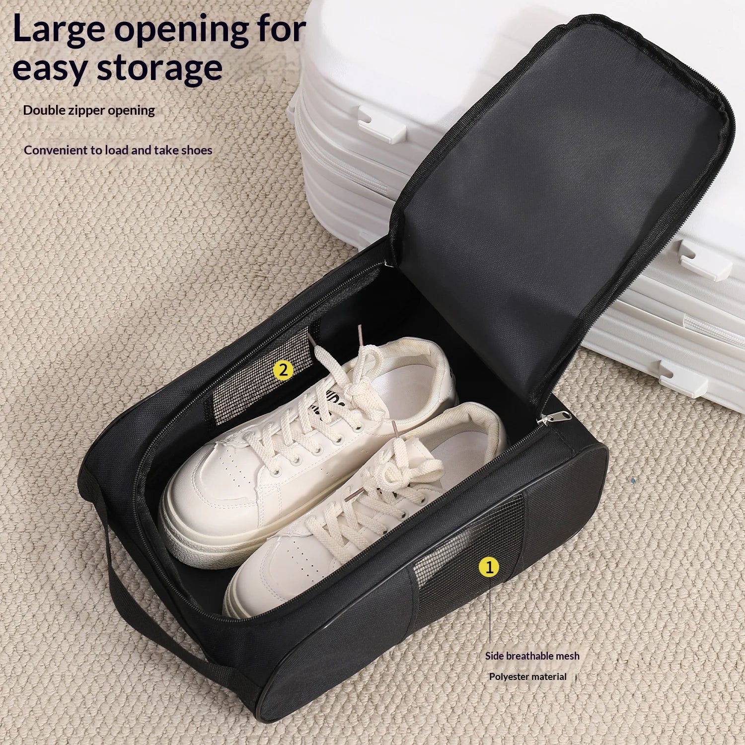 Homefish 2026 New Portable Football Boot Bag, Golf Football Basketball Shoe Bag for Men Women Boys Girls