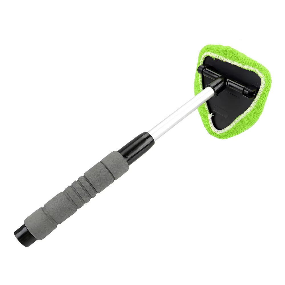 Telescopic Window Mist Eliminator Microfiber Windshield Scraper Cleaner Brush for Car Windscreen Rain Snow Fog Removal