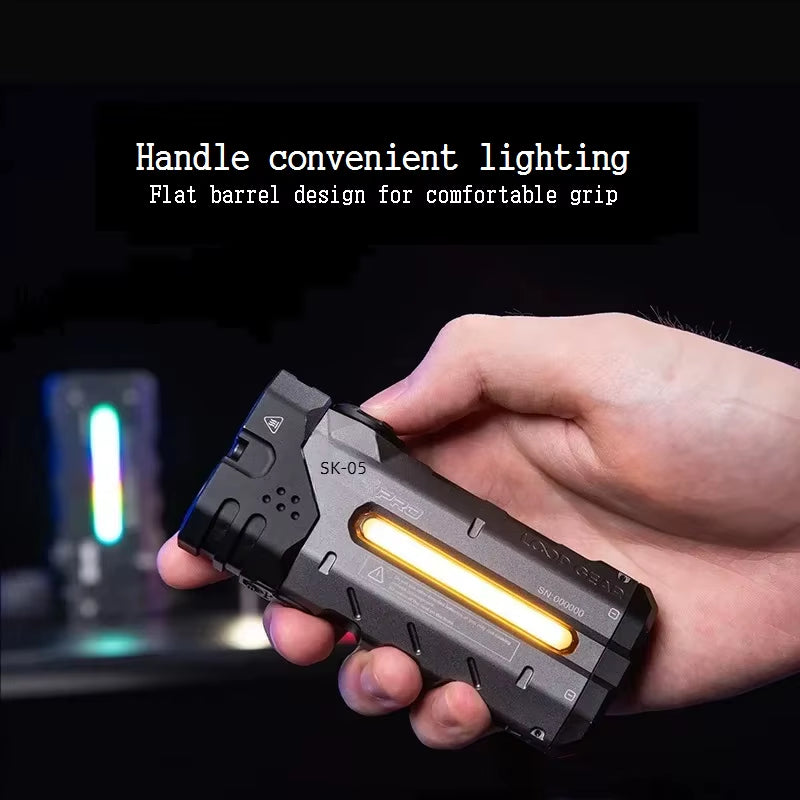 Original Outdoor Multifunctional LED Flashlight 4360LMS Long Range Strong Light Charging, Ultra Long Battery Life for Camping