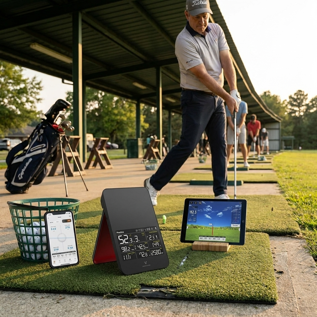 SC4 PRO Golf Launch Monitor 3D Driving Range Sim