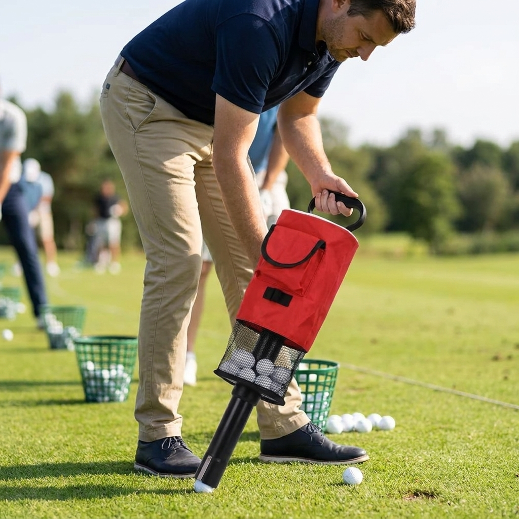 Golf Ball Retriever Bag Shag Bag Holds 60 Balls