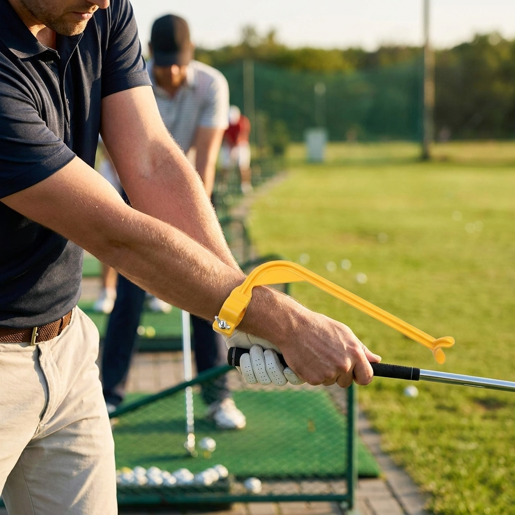Golf Swing Trainer Beginner Gesture Alignment Aid