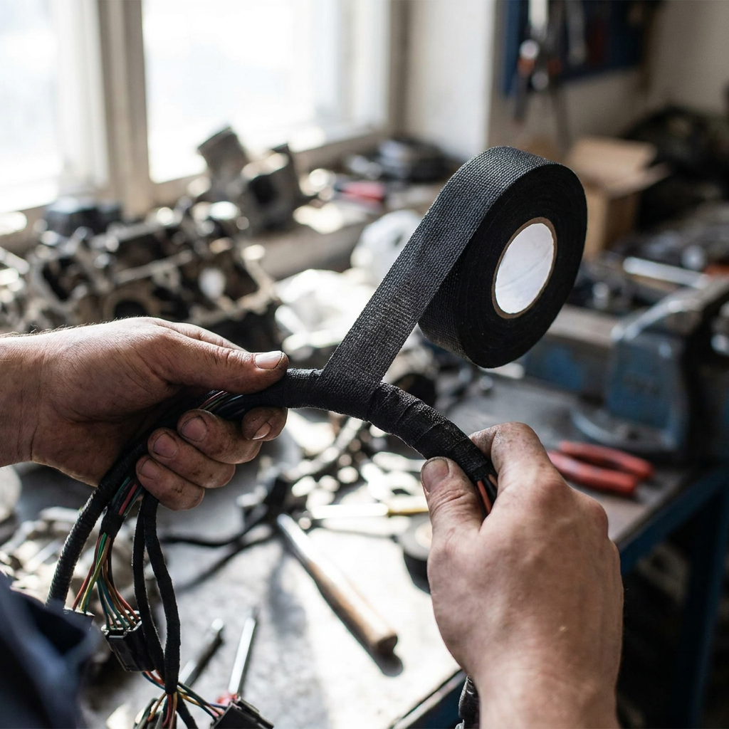 High Temp Wire Harness Wrapping Tape Automotive