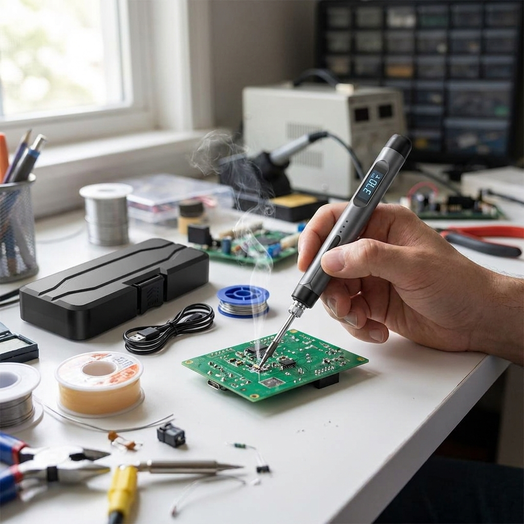 Cordless USB Digital Soldering Iron Type-C