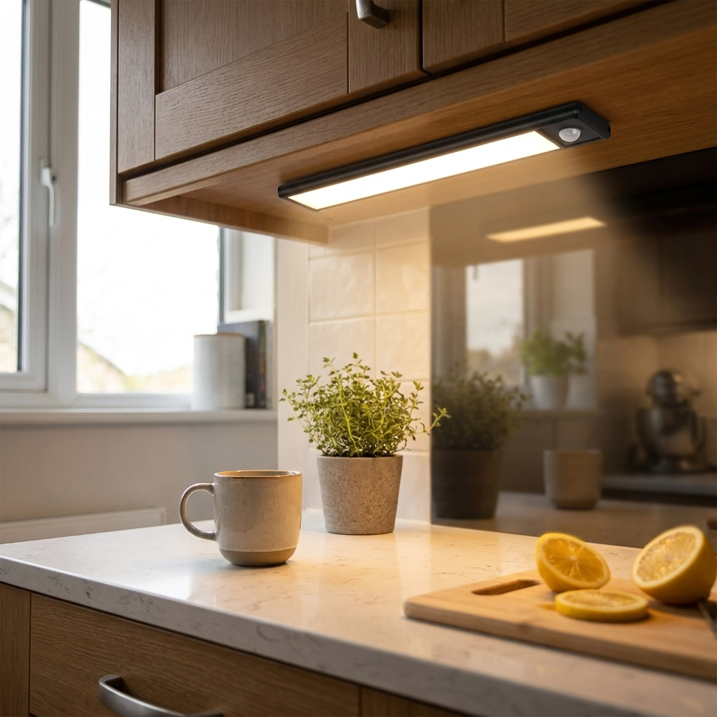 LED Motion Sensor Light Wireless Under Cabinet