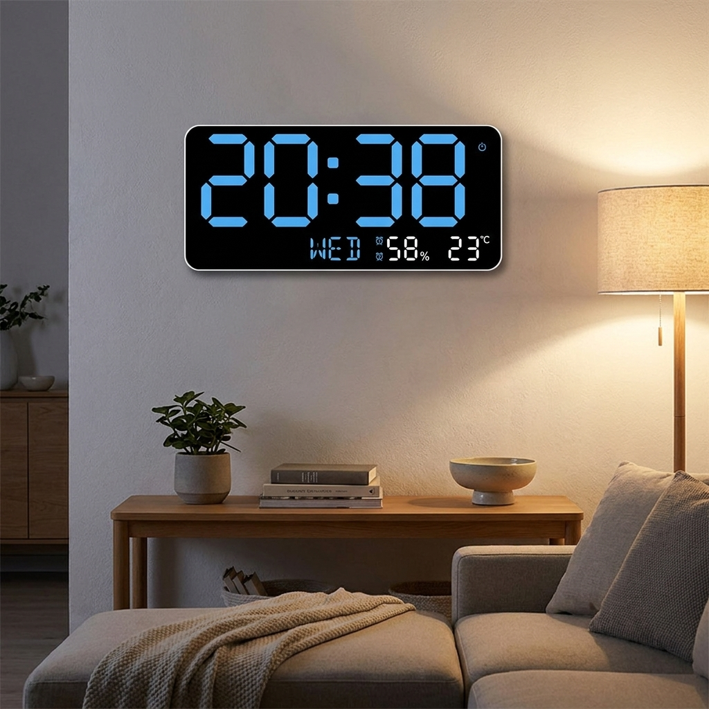 Digital Wall Clock lifestyle
